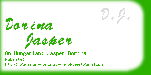 dorina jasper business card